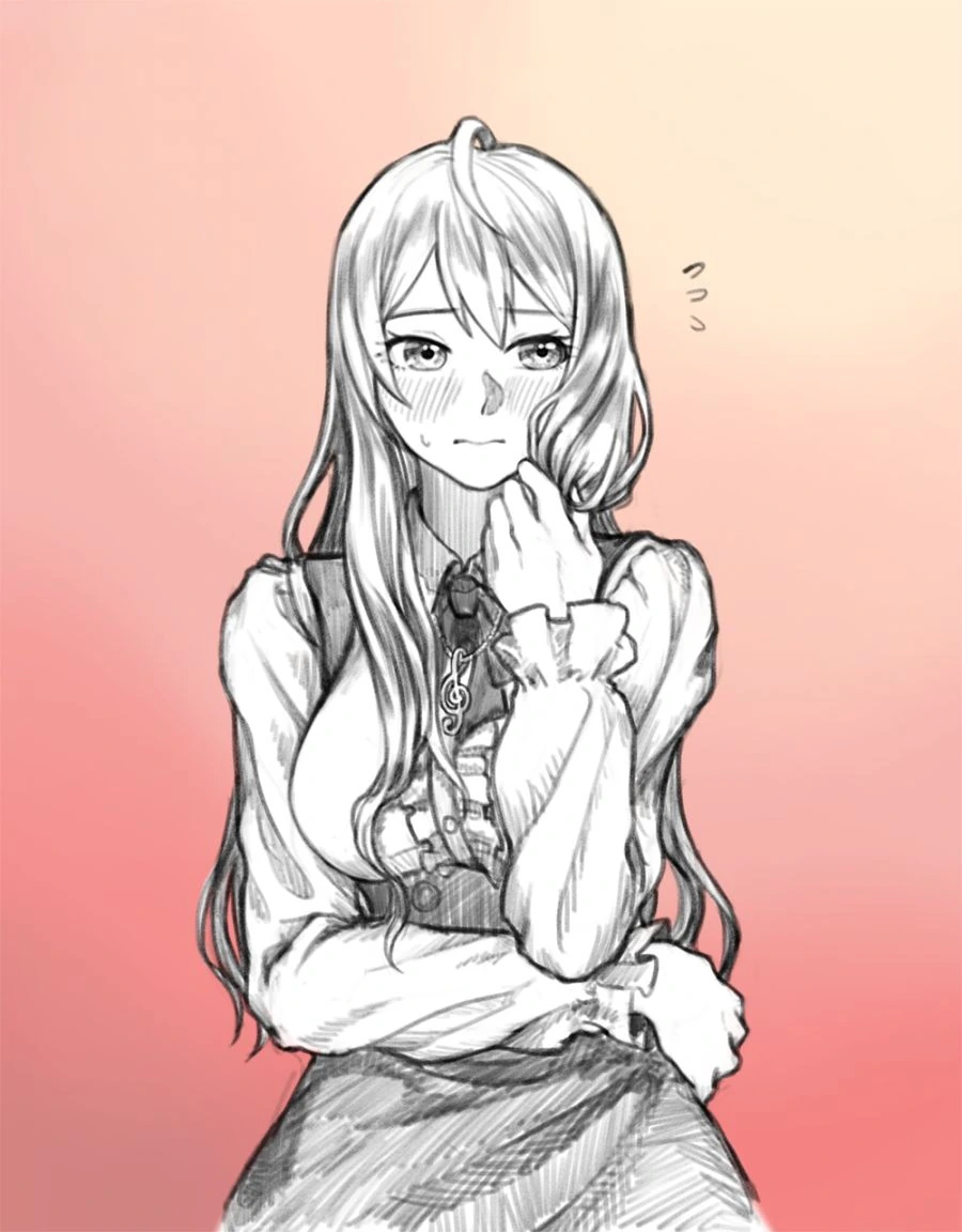 @)머리 푼 카오리씨