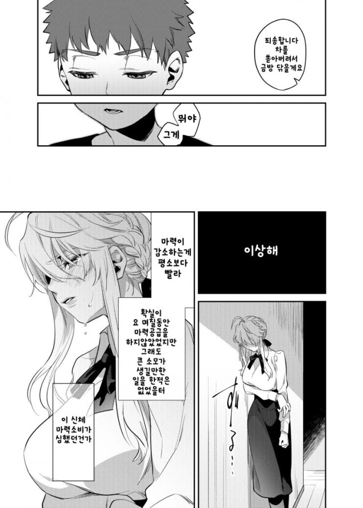 ㅇㄴㅅㅌ)세이버누나와 ㅅㅌ시로의 만화(마력충전있음) - 이미지 35