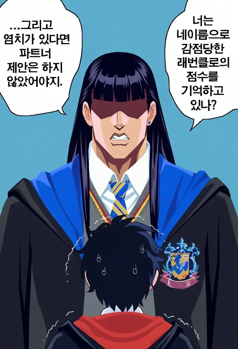 말포이양이 무도회날 해리를 방해하는 만화.manhwa - 이미지 11