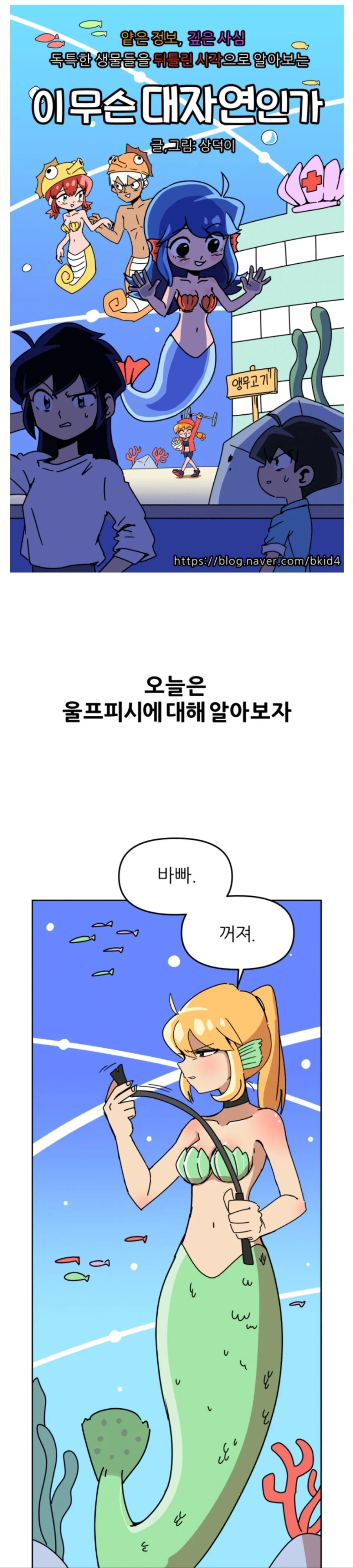 ㅇㅎ) 울프피쉬에 대해 알아보는 만화.manwha