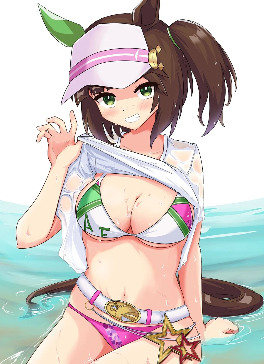 말딸) 젖은 수영복 후진