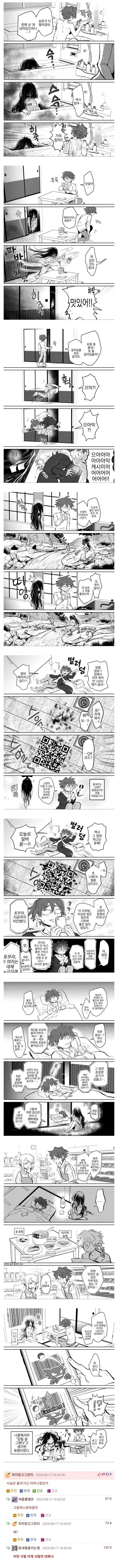 남자 혼자 사는 집에 나타나는 귀신.manhwa