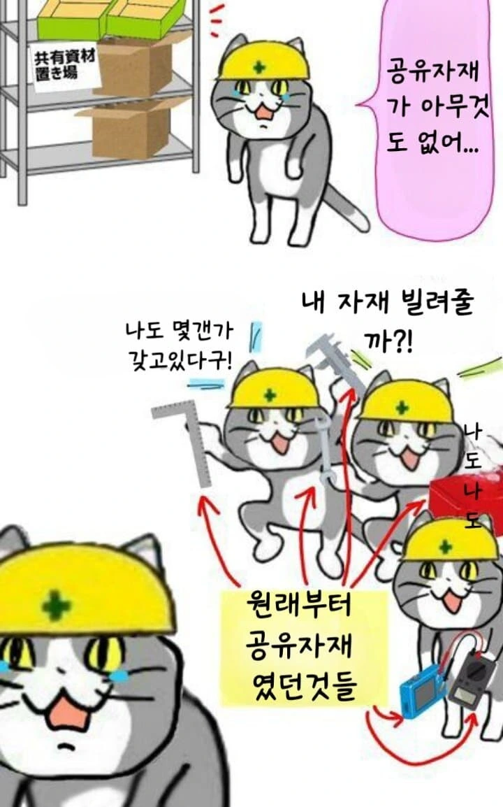 일본 X소 기업 다니는 좋았쓰 고양이 만화 모음.manhwa - 이미지 6