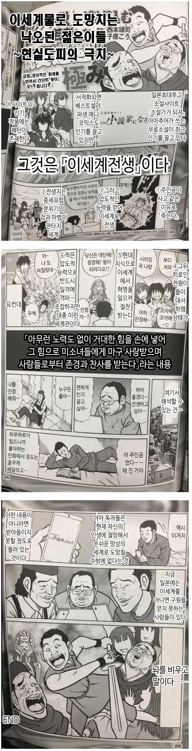이세계로 도망친 낙오된 젊은이들.Manhwa