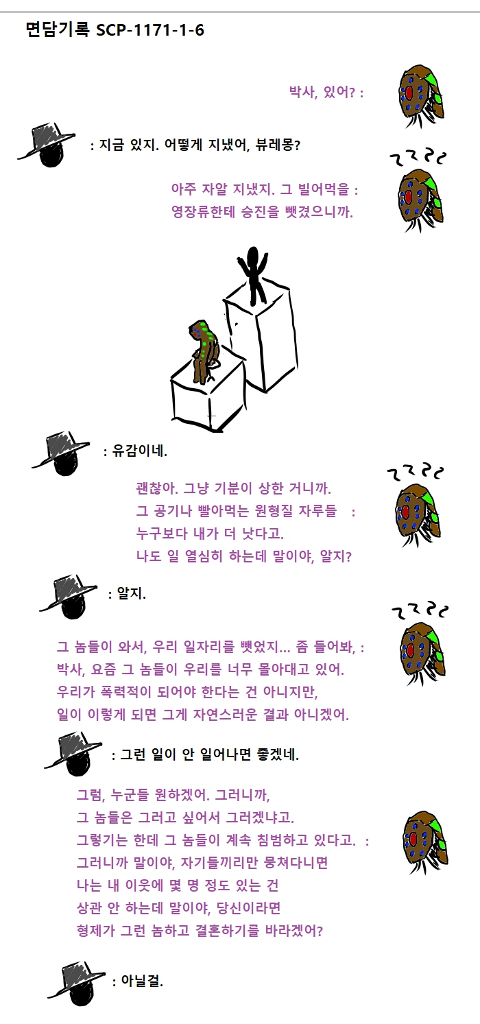 SCP재단 만화) SCP-1171 : 인간은 꺼져라 - 이미지 2