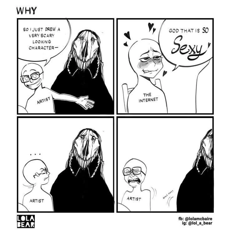 공포물 아티스트들이 가장 두려워하는 것.manhwa