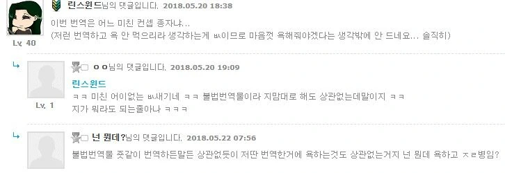 ㅁ루마ㄹ에 대항하기위해 역식을 거지같이 했던 불법번역 만화 - 이미지 27