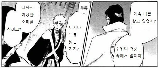 블리치) 마침내 이시다 우류와 재회한 이치고