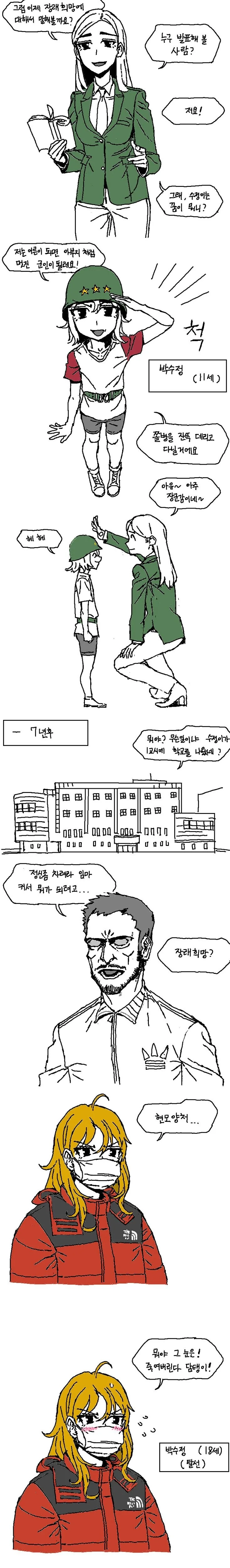 장래희망이 바뀌는.manhwa
