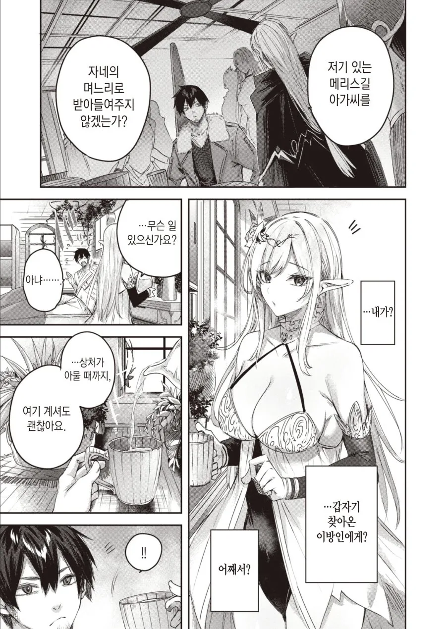 인간과 엘프가 사귀는 만화 - 이미지 2