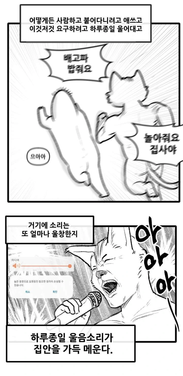 고양이 산책하는 만화.manga - 이미지 3