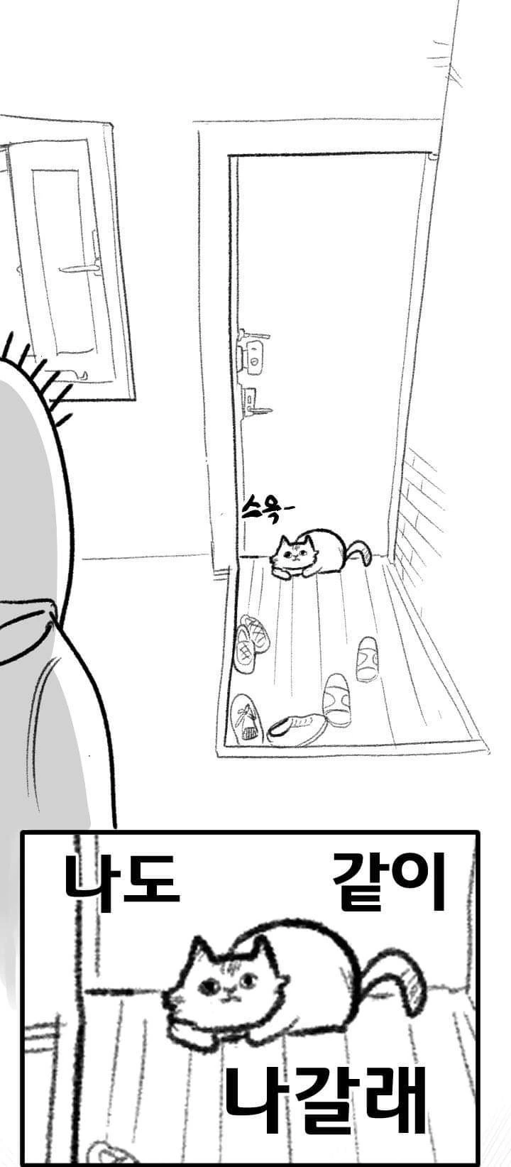 고양이 산책하는 만화.manga - 이미지 5