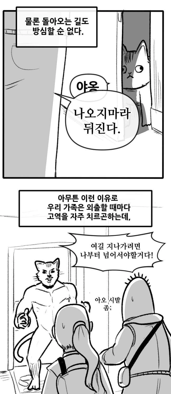 고양이 산책하는 만화.manga - 이미지 9
