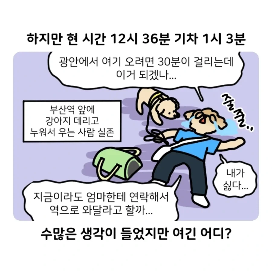 부캉이 보러갔다가 부산택시 경험한 만화.jpg - 이미지 13