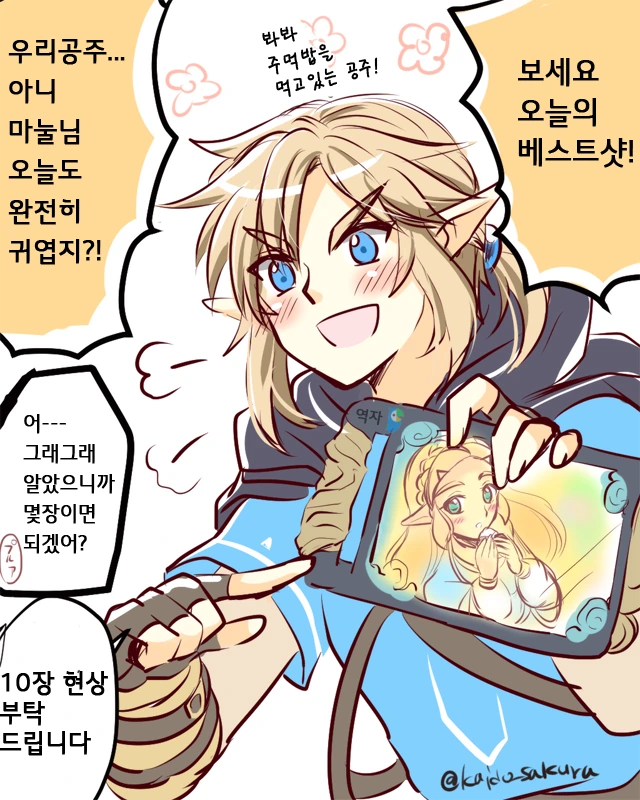 [야숨] 기정사실이 끝난 젤다.Manga