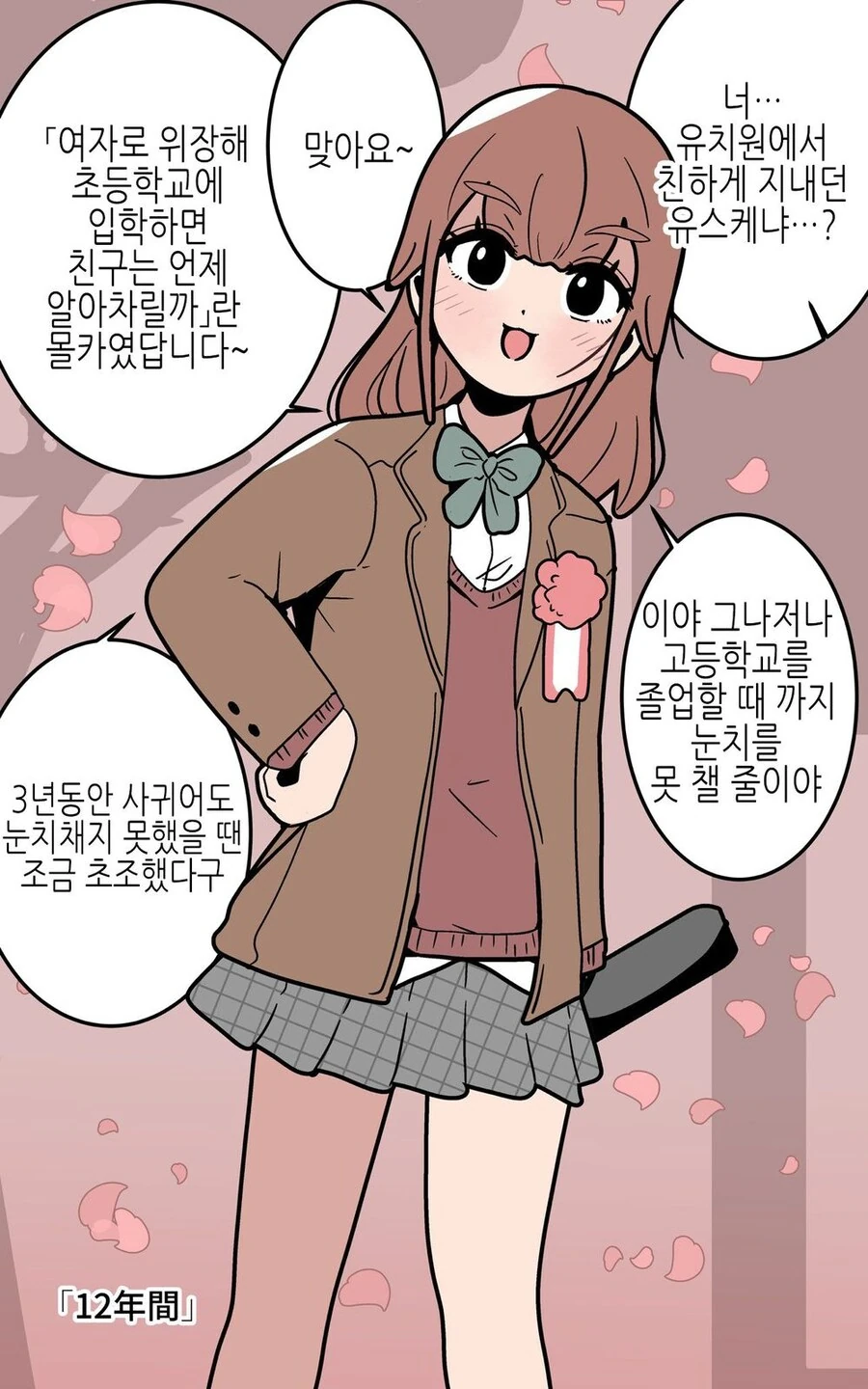 성별을 속였던 과거의 소꿉친구.manhwa