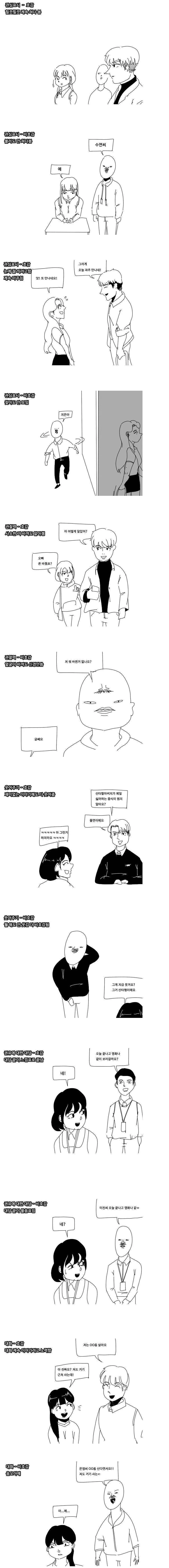 여자가 보내는 호감과 비호감 신호.manhwa