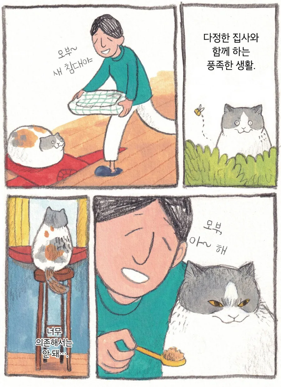 세상 뻔뻔한 고양이 만화