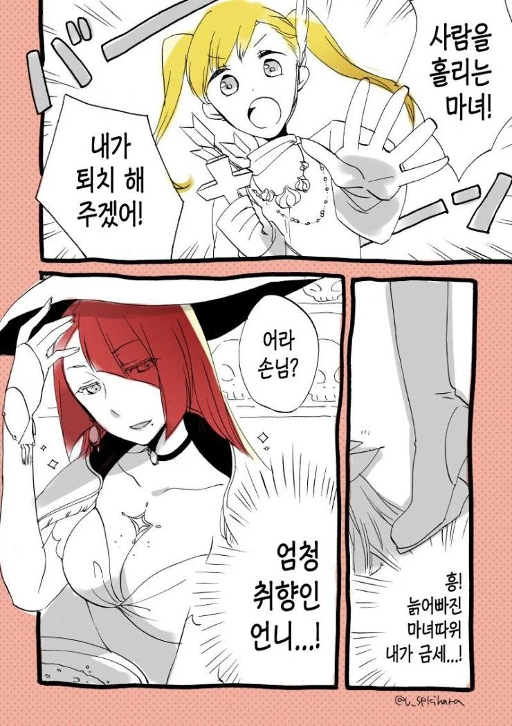 마녀 사냥꾼이 사냥당하는 만화
