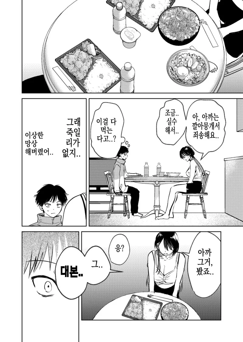 자주 배달가는 무서운 누나집에 들어가는 만화 - 이미지 6