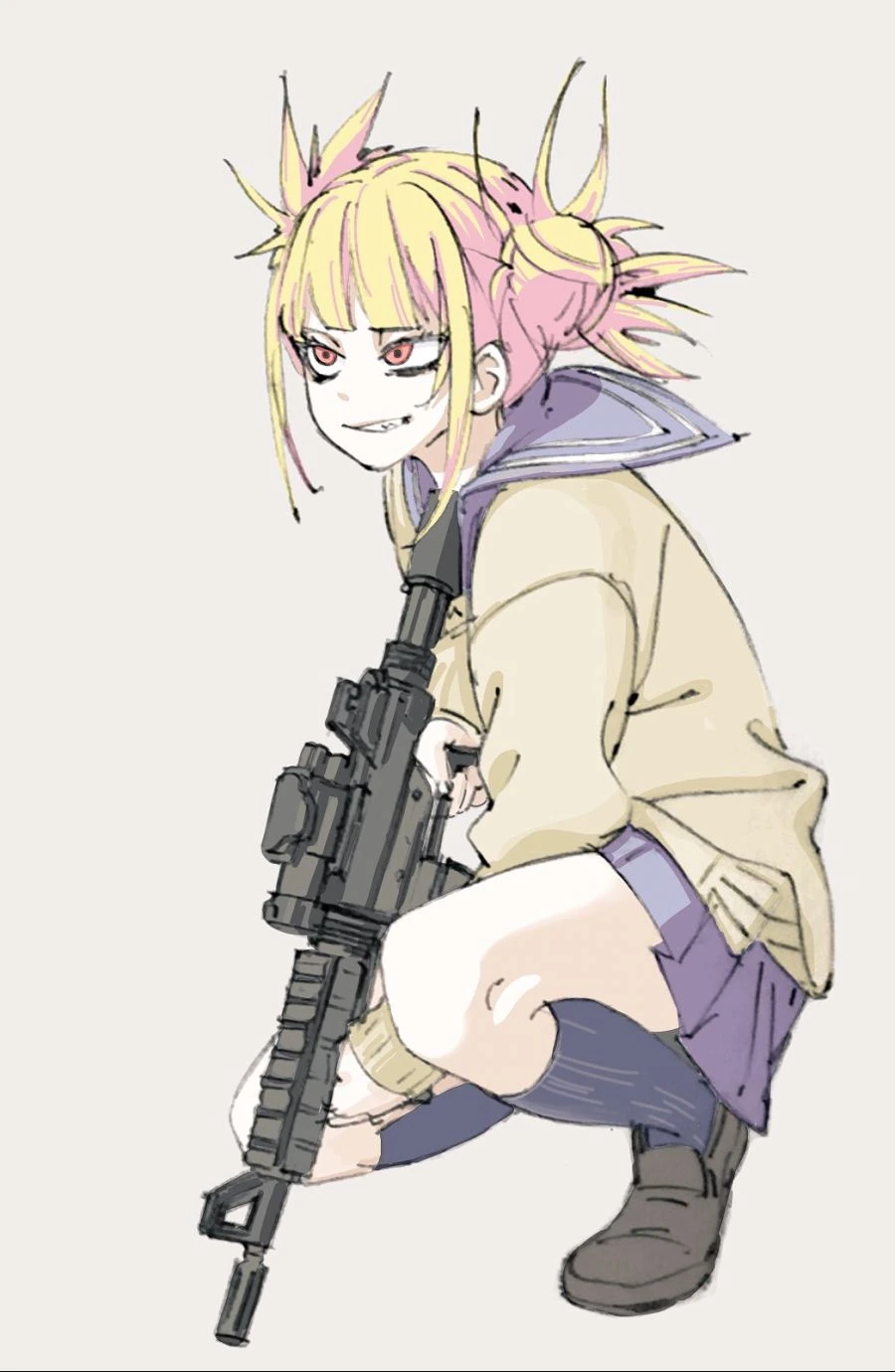전술 떽띠껄 금발 여고생쟝.manga
