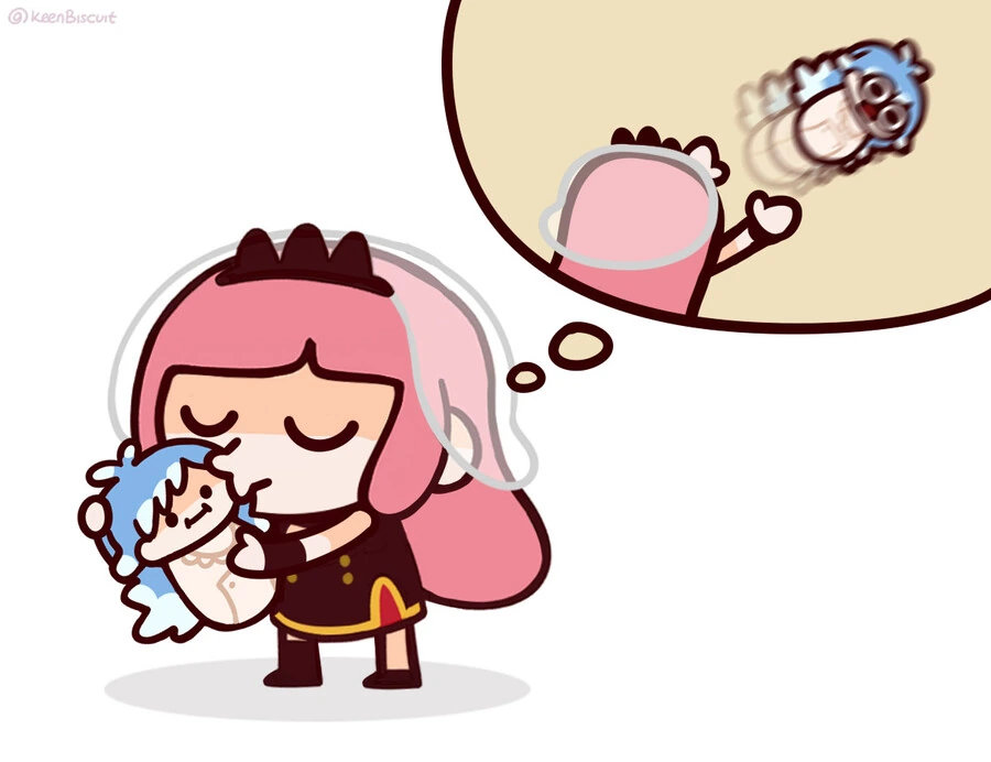 버튜버) 애기코보 교육방침을 생각하는 파파칼리.manga
