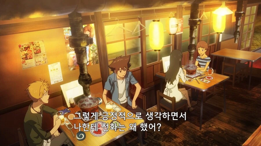 디지몬]술집에 걸려있는 아이돌 포스터