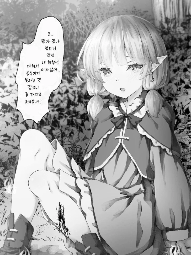 말이 안 통하는 엘프를 가지고 노는.manhwa