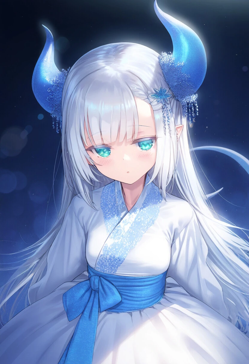 ai) 한복 용족 소녀