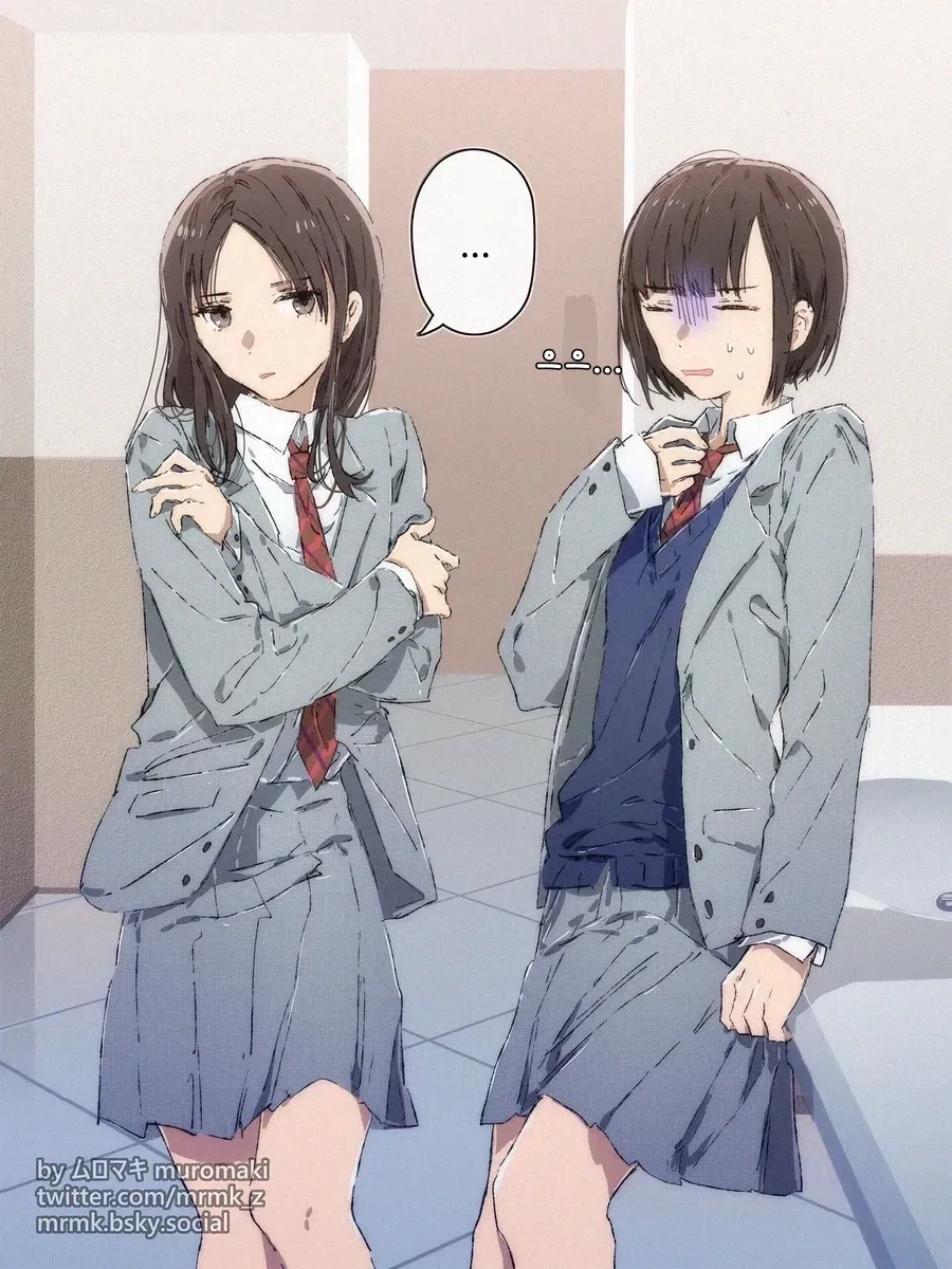 "너 레즈라고? ㅋㅋ 나를 덮치진 않을 거지?".manhwa - 이미지 2