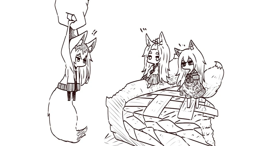 여우 세 마리 데려와서 키우는 만화.manga - 이미지 2