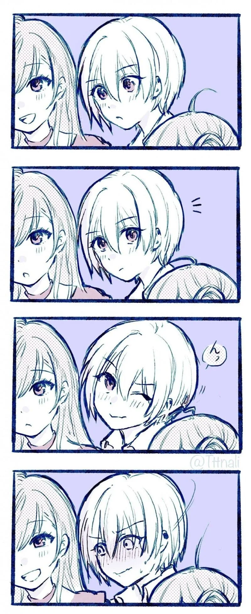숏컷 금발 여자친구랑 데이트하는 만화.manhwa - 이미지 4