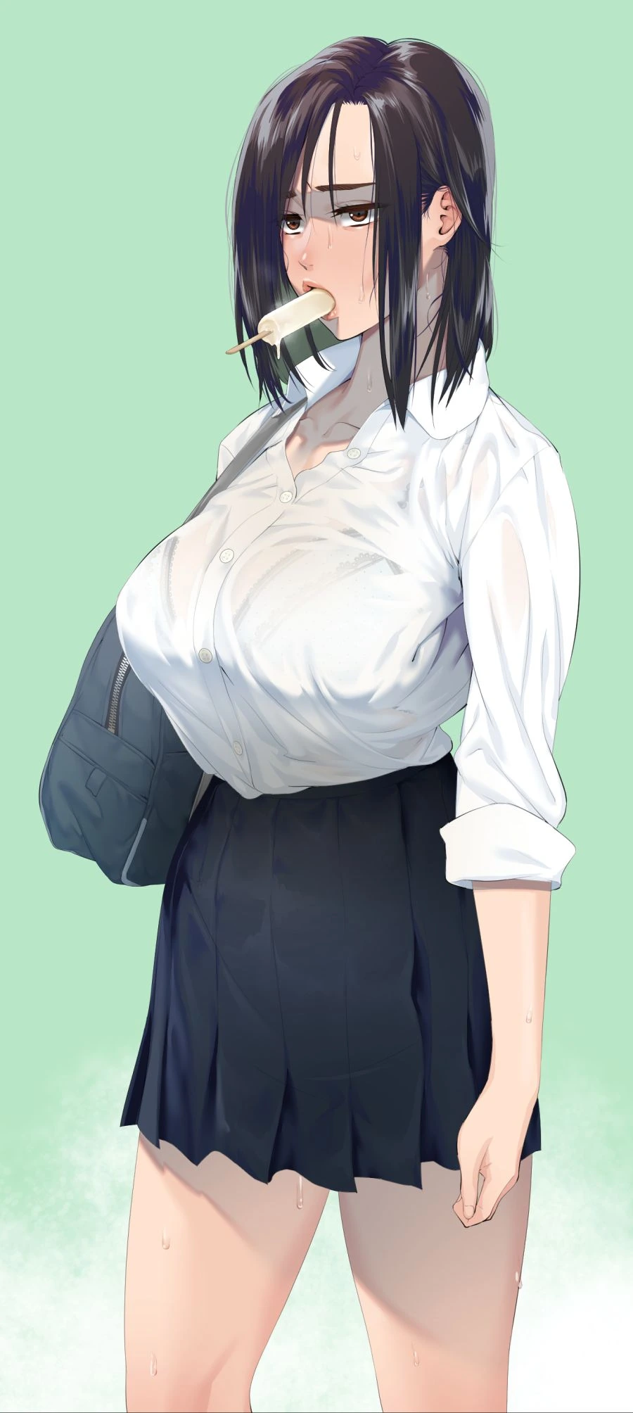 넘나 더운 여고생