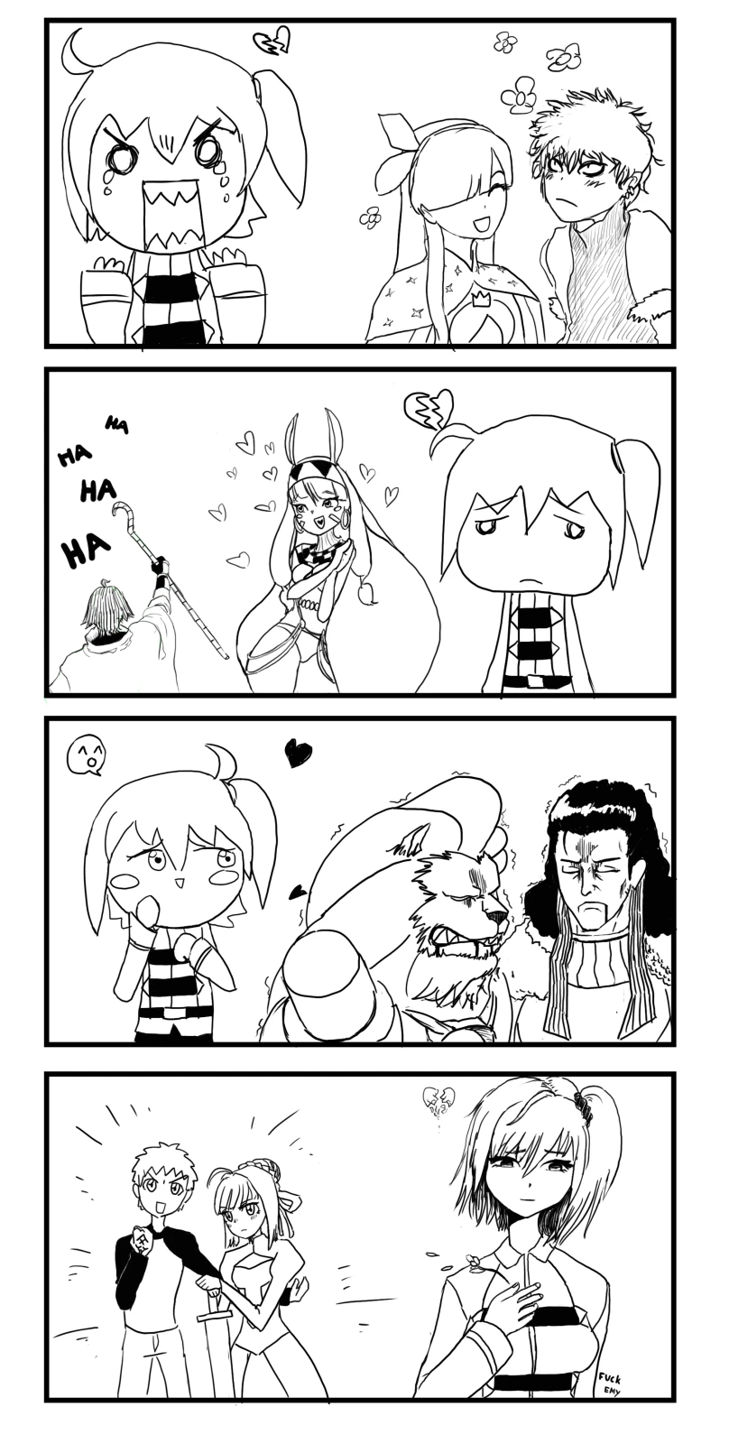 FGO) 키요히메랑 백합하는 만화 - 이미지 4