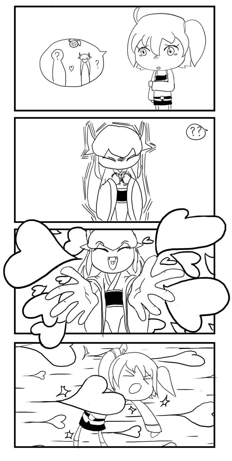 FGO) 키요히메랑 백합하는 만화 - 이미지 7