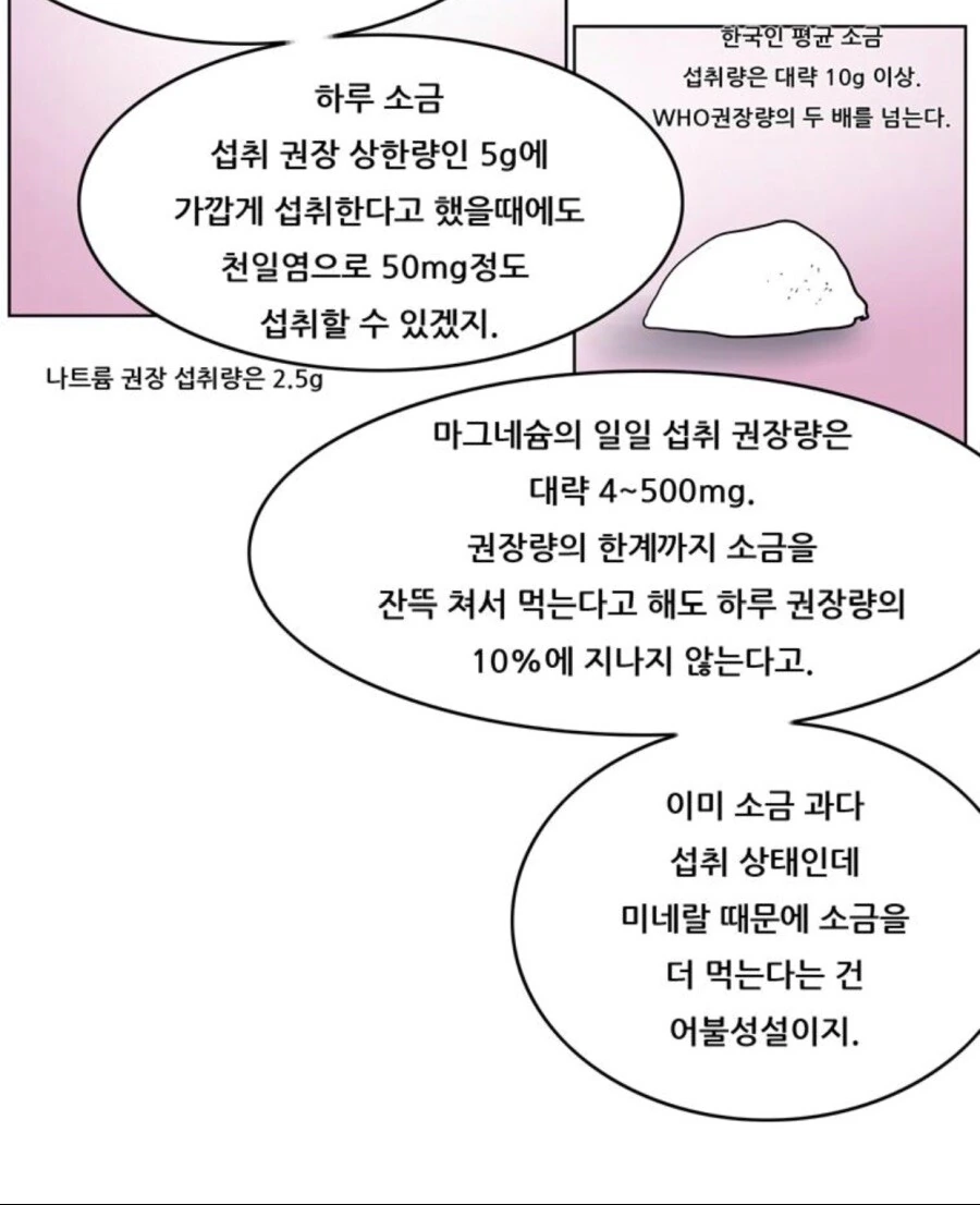 천일염의 우수성 만화 - 이미지 4