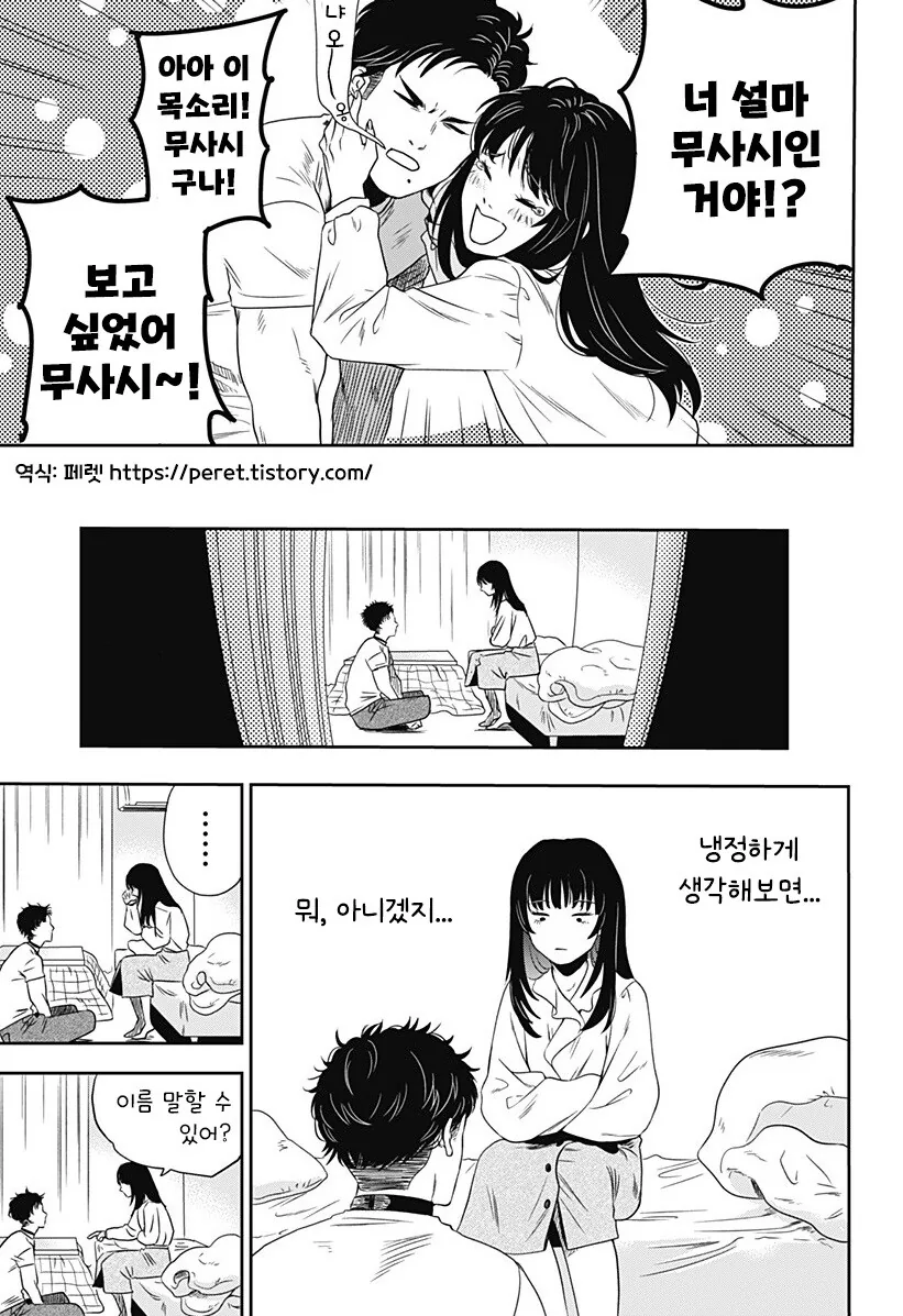 인간이 된 고양이랑 동거하는 만화 - 이미지 6