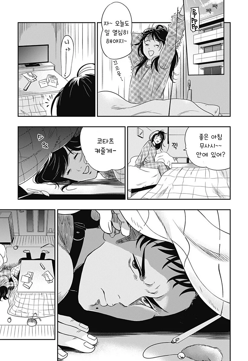인간이 된 고양이랑 동거하는 만화 - 이미지 10