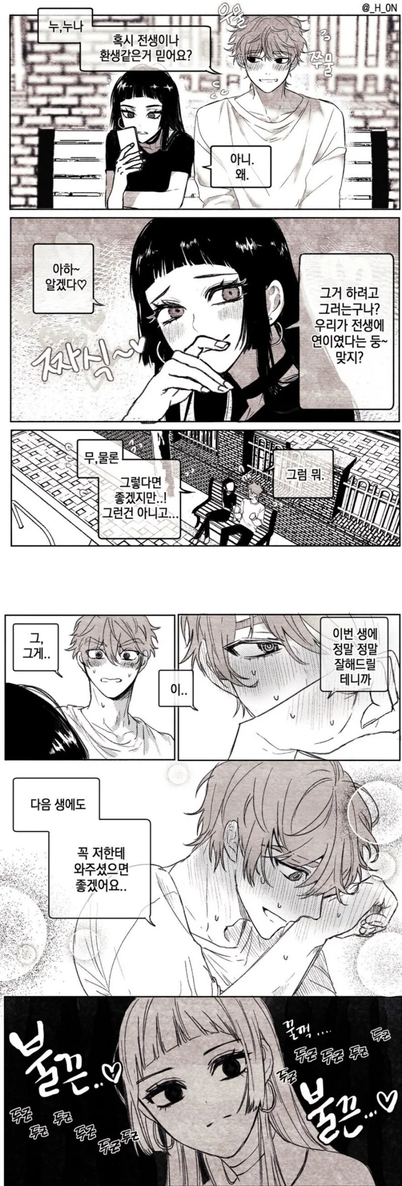 누나는 전생이나 환생을 믿어?.manhwa
