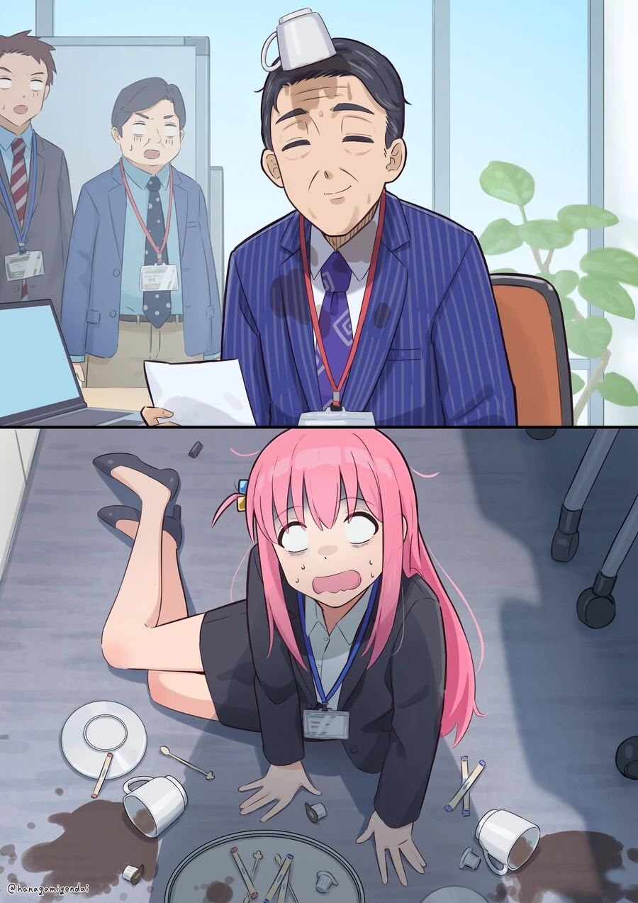 [봇치] OL이 된 봇치.JPG