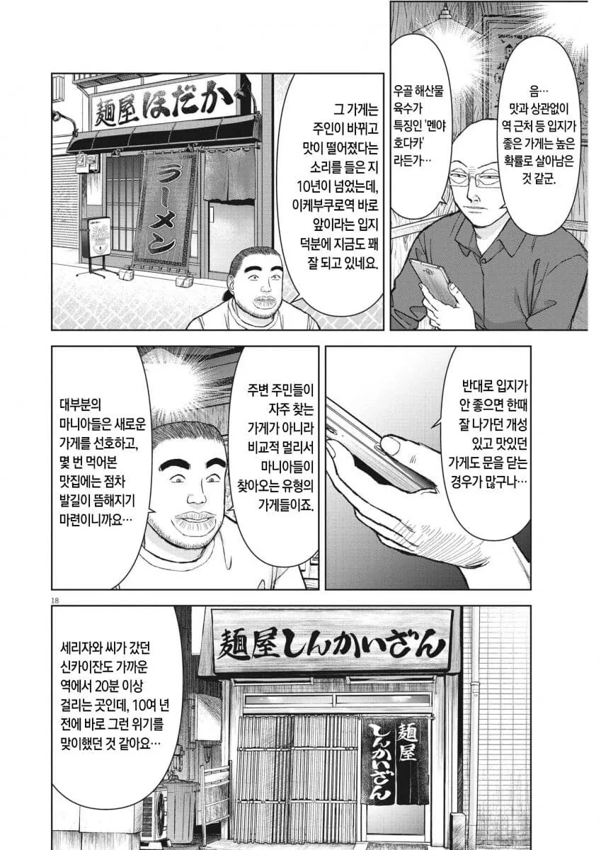 라면재유기) 빡종원이 말해주는 -개성적인 가게- 의 변화.manhwa