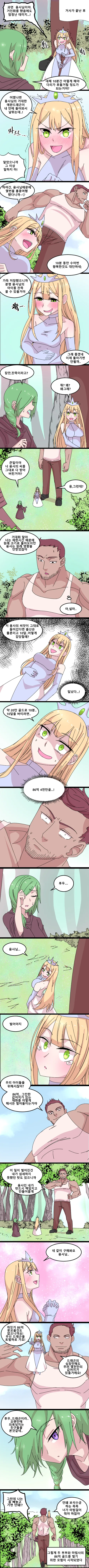 용사랑 공주가 아이를 가지는 Manhwa - 이미지 3
