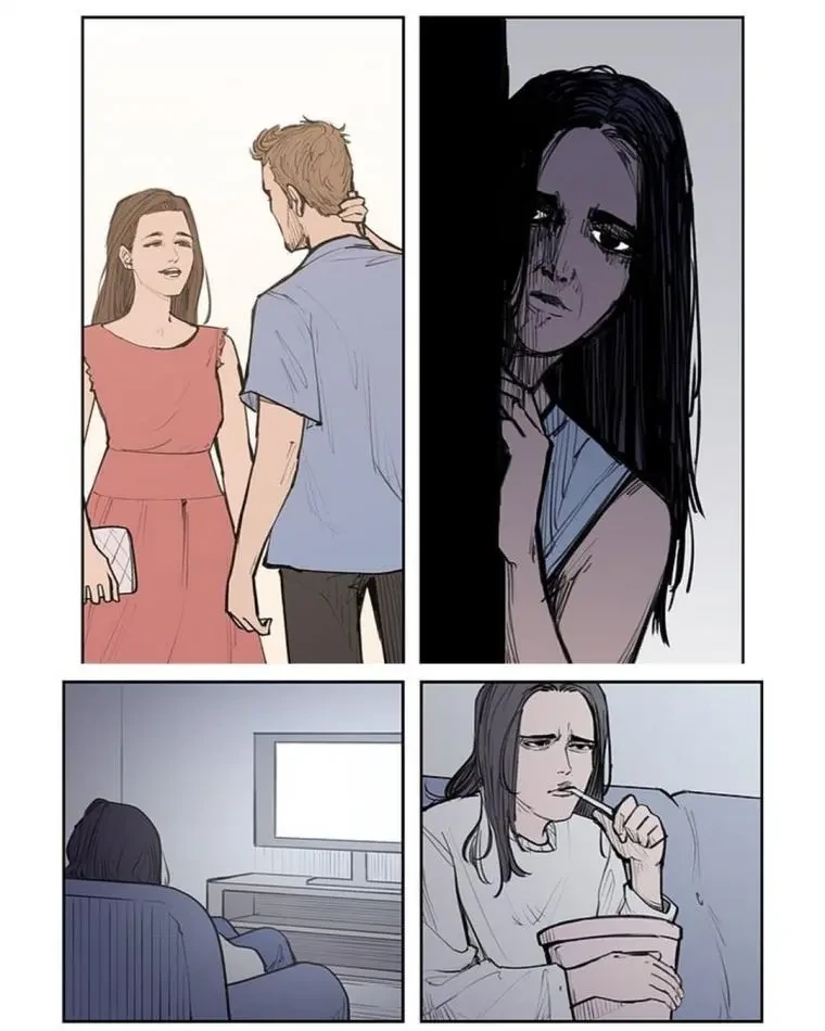 길 가다가 다른 여자 쳐다보는 남친 만화.manga - 이미지 4