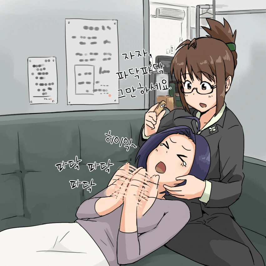 [@] 765 일상 1컷 히비키, 치하야, 아즈사, 리츠코.manhwa - 이미지 3