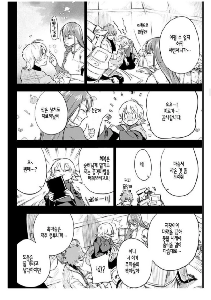 마왕을 쓰러뜨리고 돌아오는 용사일행 만화 - 이미지 17