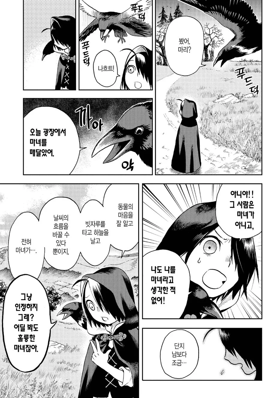 ???: 나는 마녀가 아니야!!!!