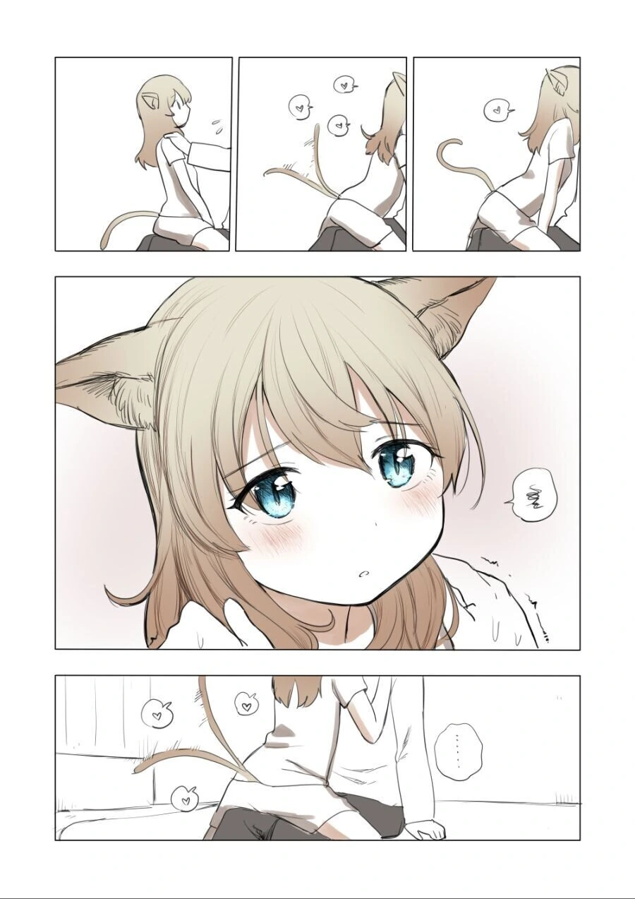 다친 길고양이 소녀 확대 안락삶하는 만화...ㅠㅠ - 이미지 4