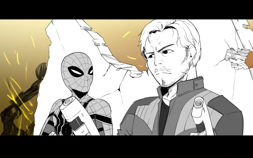 MCU) 만약 시빌워에 가디언즈 오브 갤럭시도 참가했다면.manhwa - 이미지 11