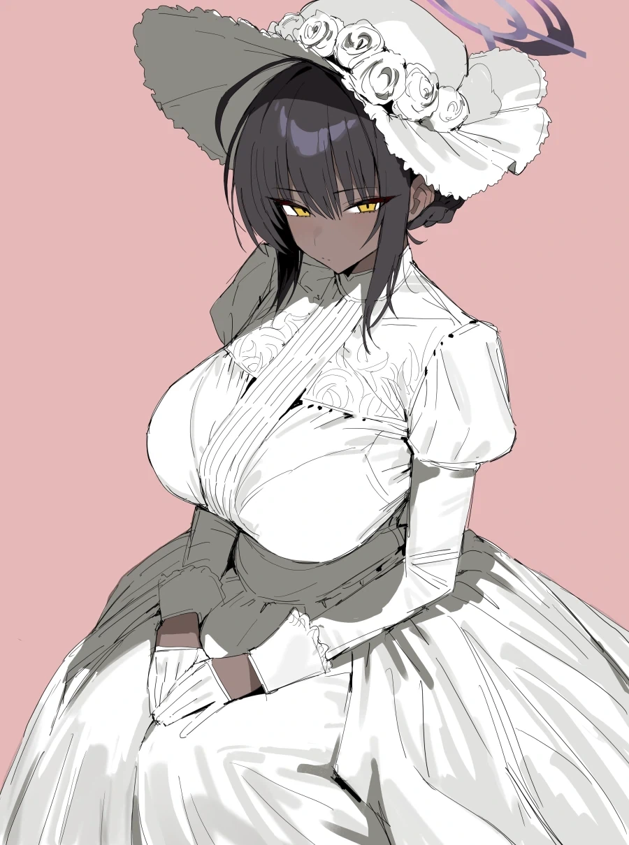 [블아] 백색 드레스 카린