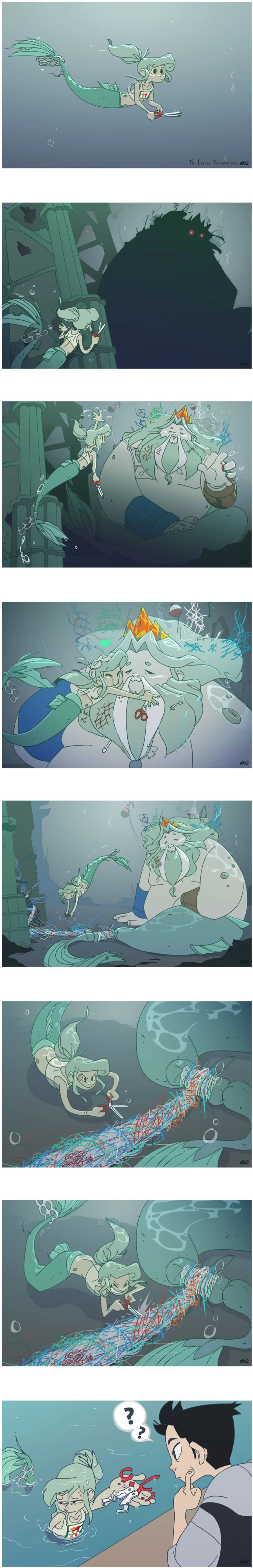 작은 쓰레기인어 만화.manhwa - 이미지 5